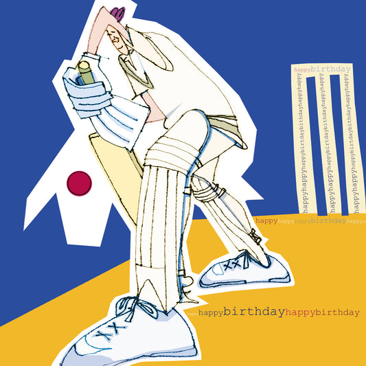 Cricket Greetings Card