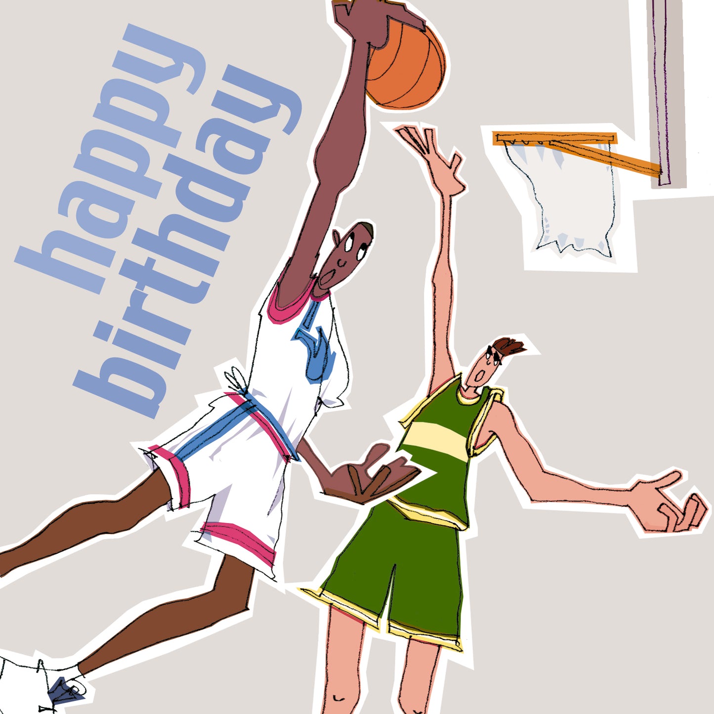 Basketball Greetings Card