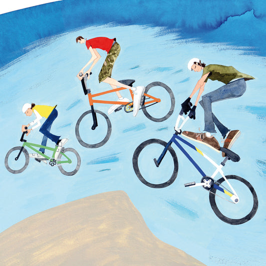 Bmx Greetings Card