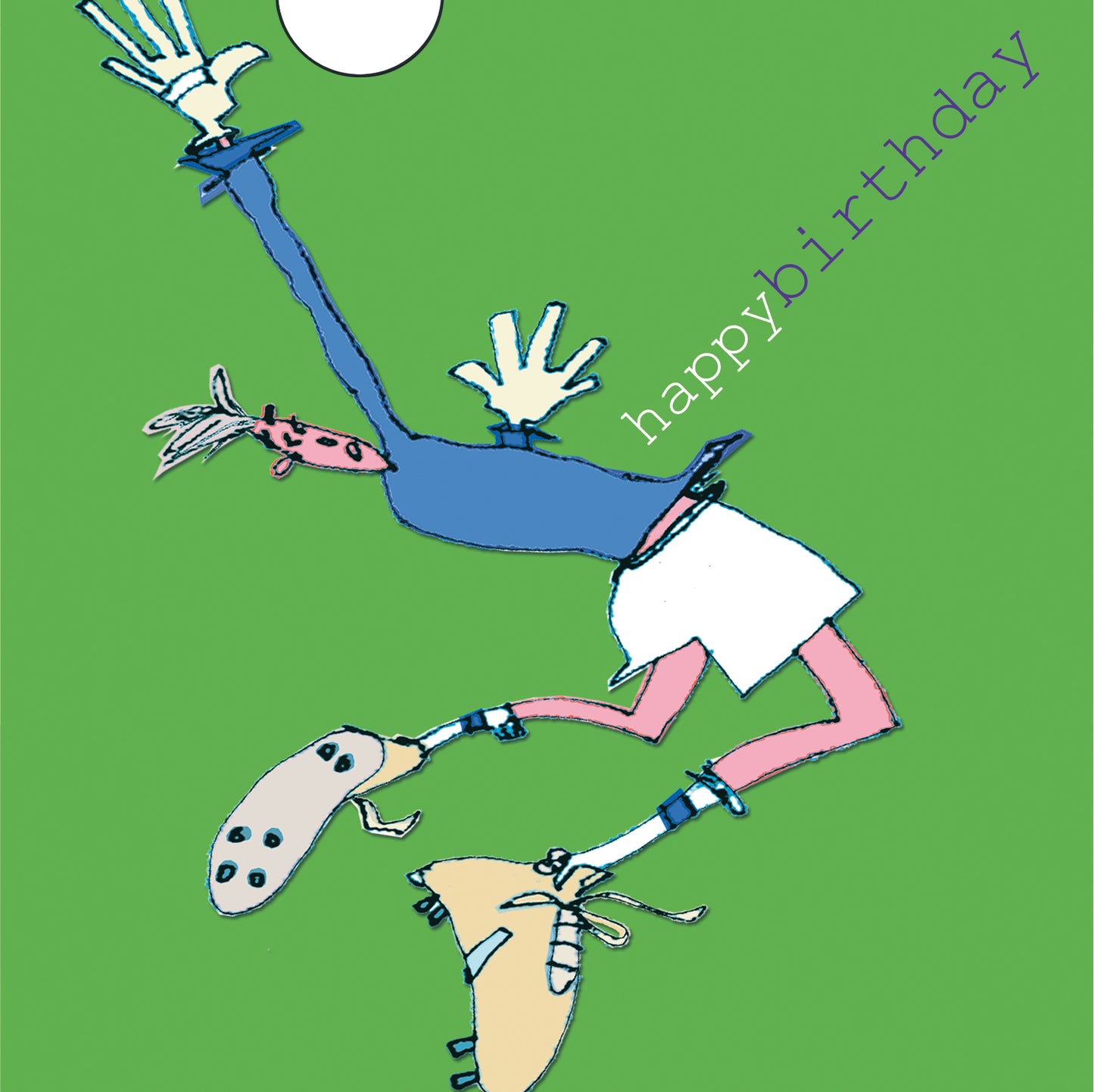 Goalkeeper Happy Birthday Greetings Card