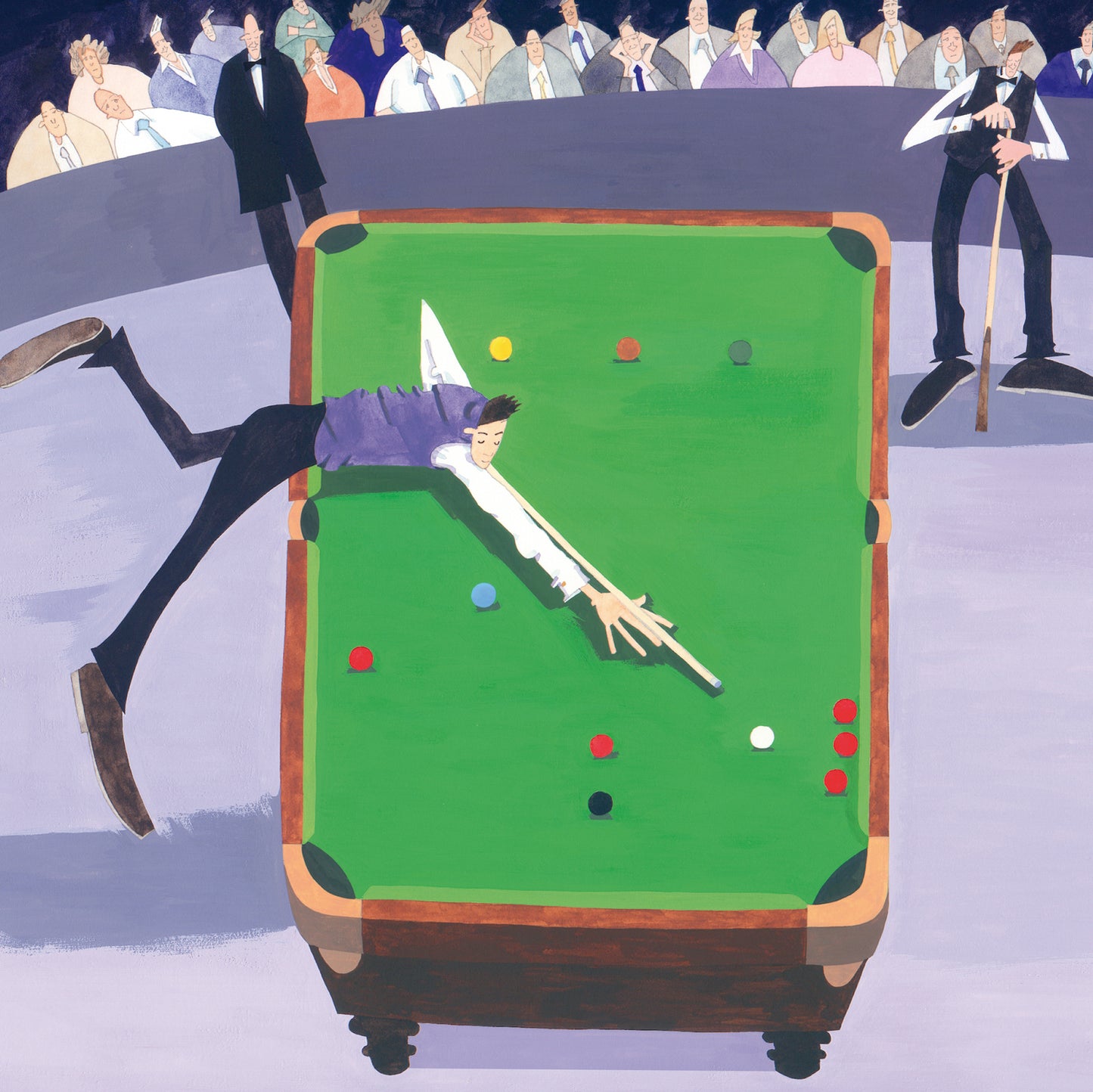 Snooker Greetings Card