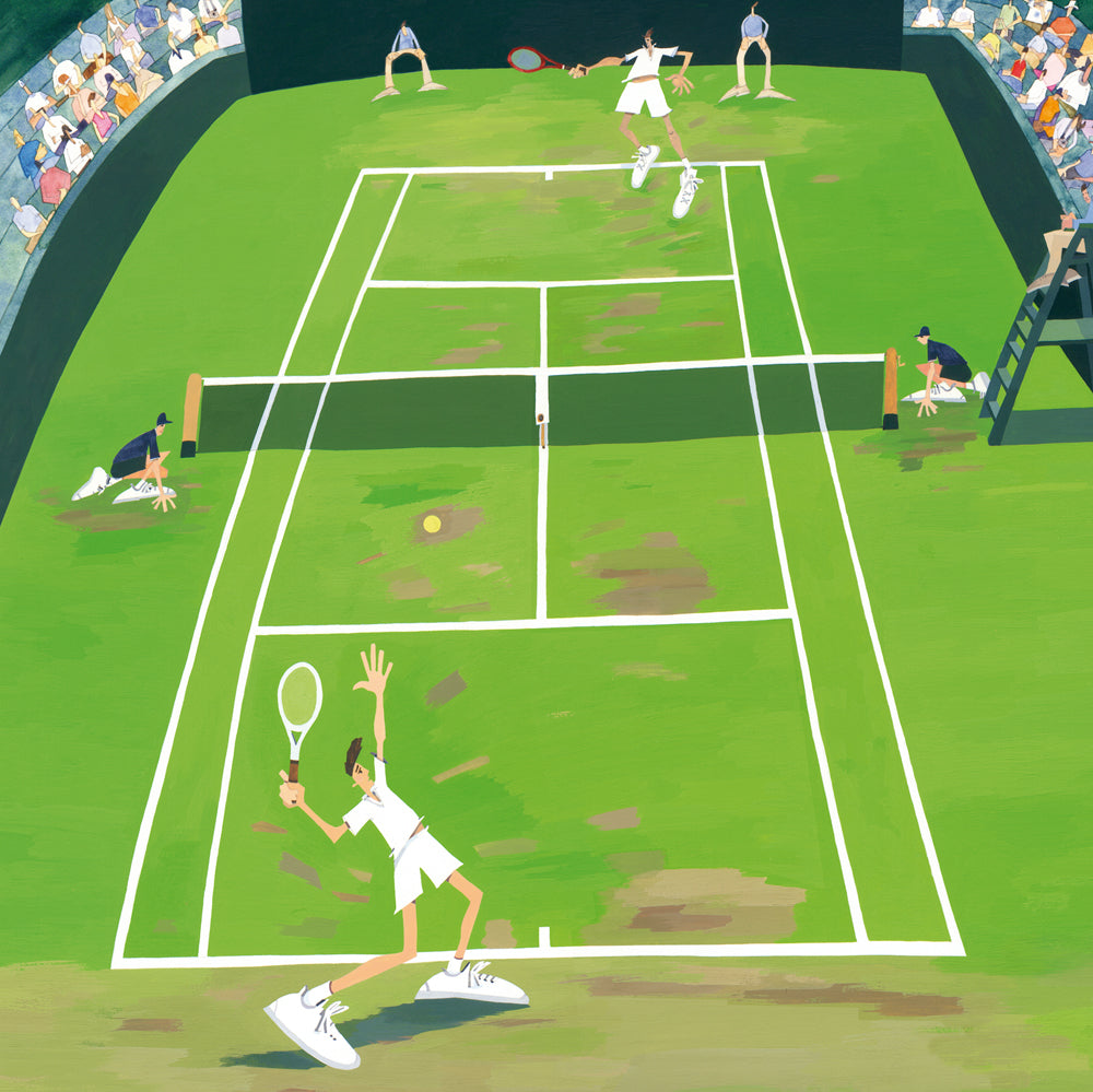 Tennis Greetings Card
