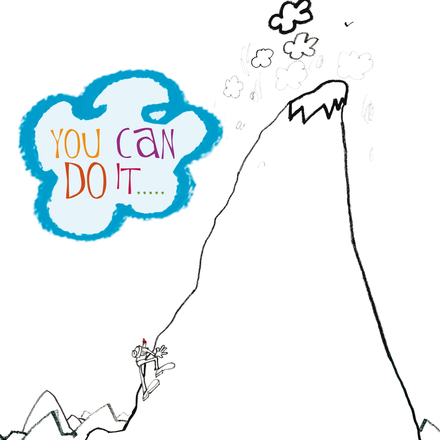 You Can Do It Greetings Card