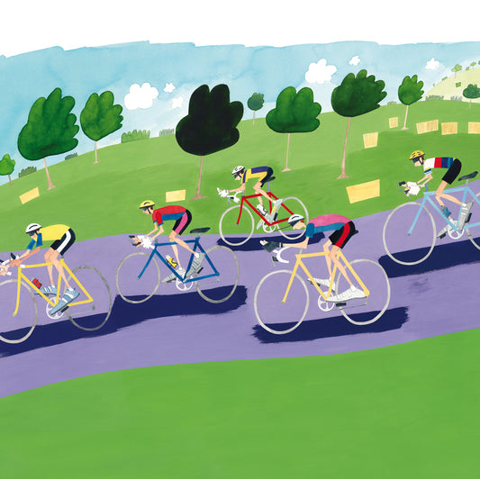 Cycling Greetings Card