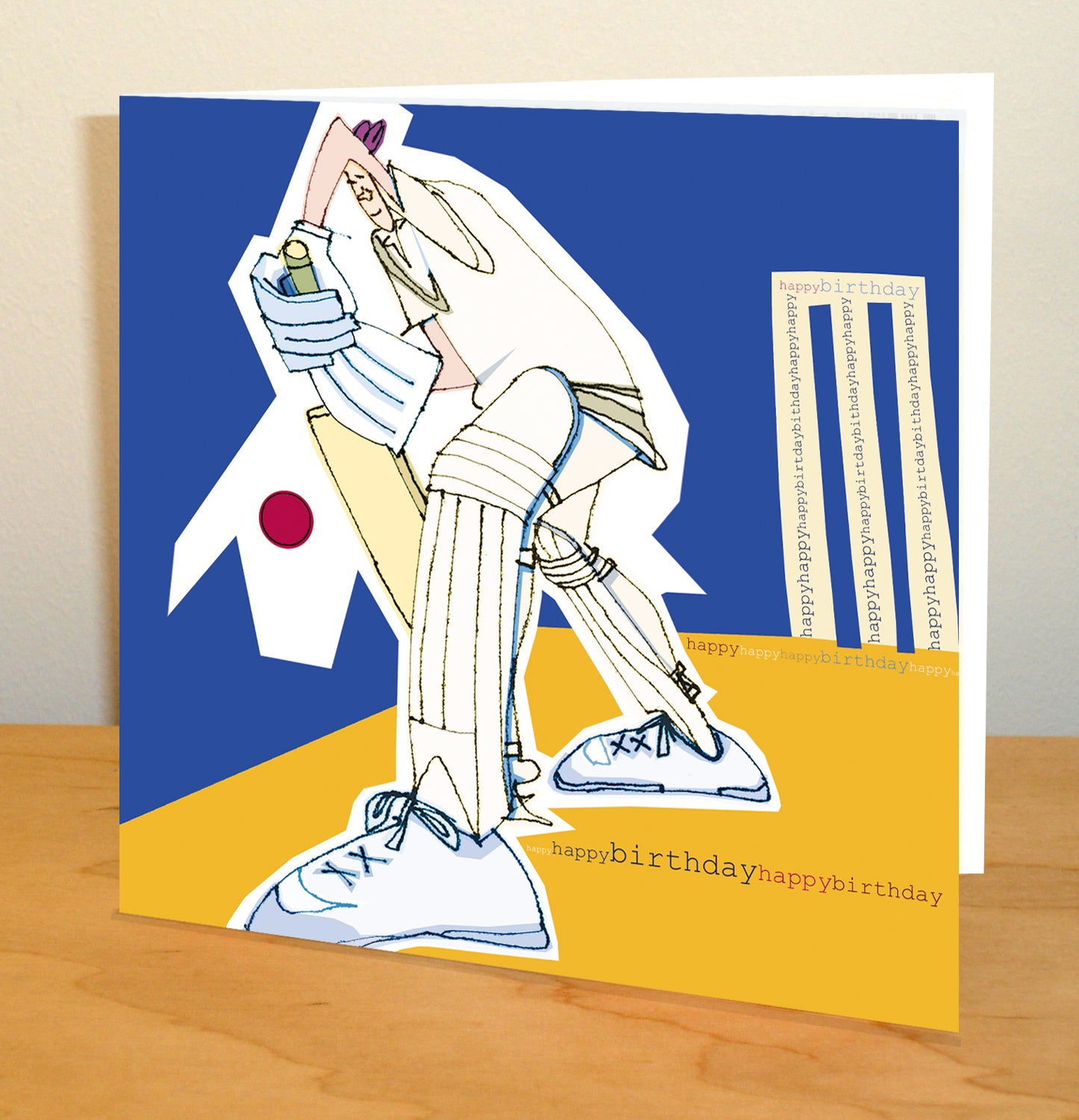 Cricket Greetings Card