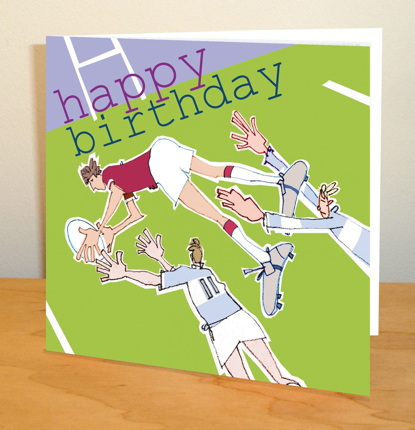 Rugby Greetings Card