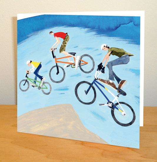 Bmx Greetings Card
