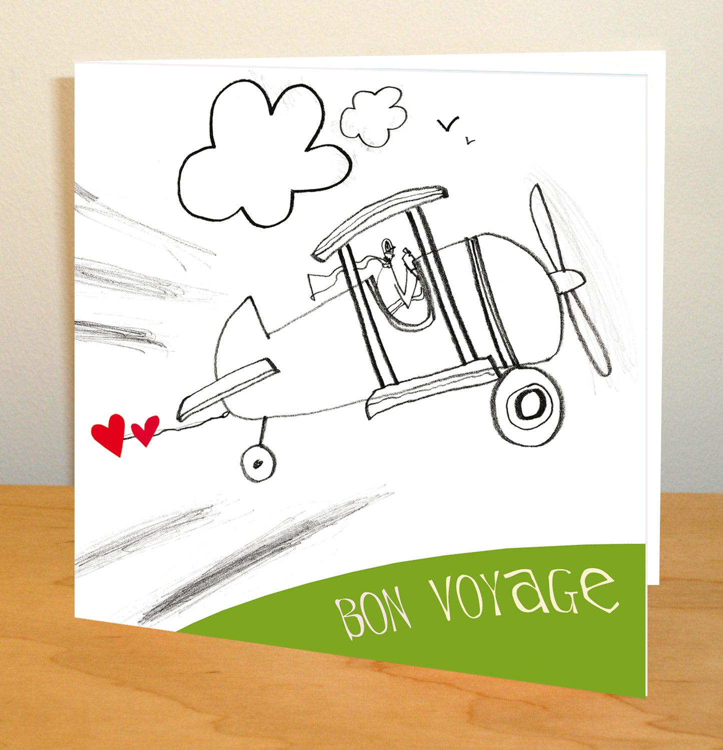Happy Holidays, Bon Voyage Greetings Card