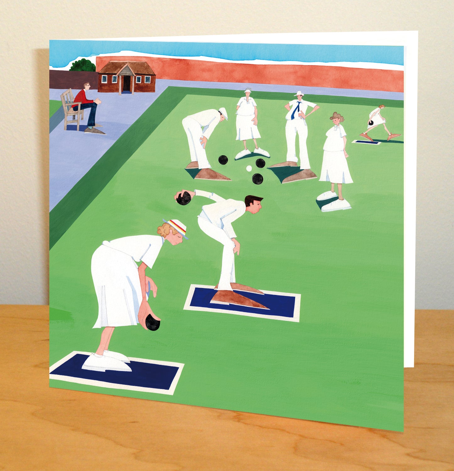 Bowls Greetings Card