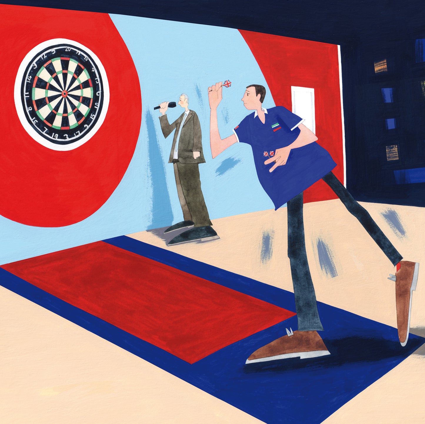 Darts Greetings Card
