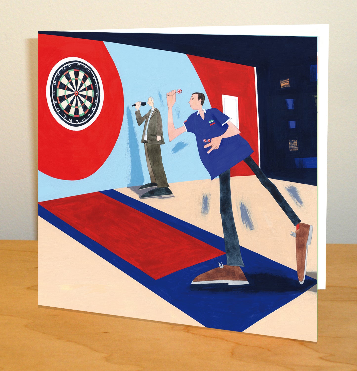 Darts Greetings Card