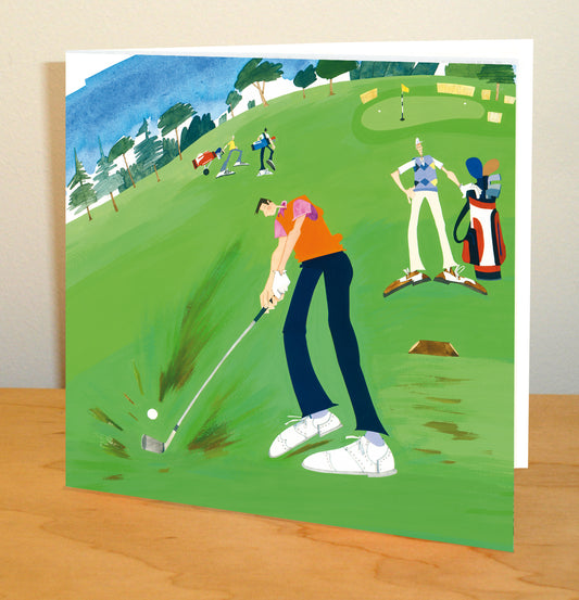 Golf Greetings Card
