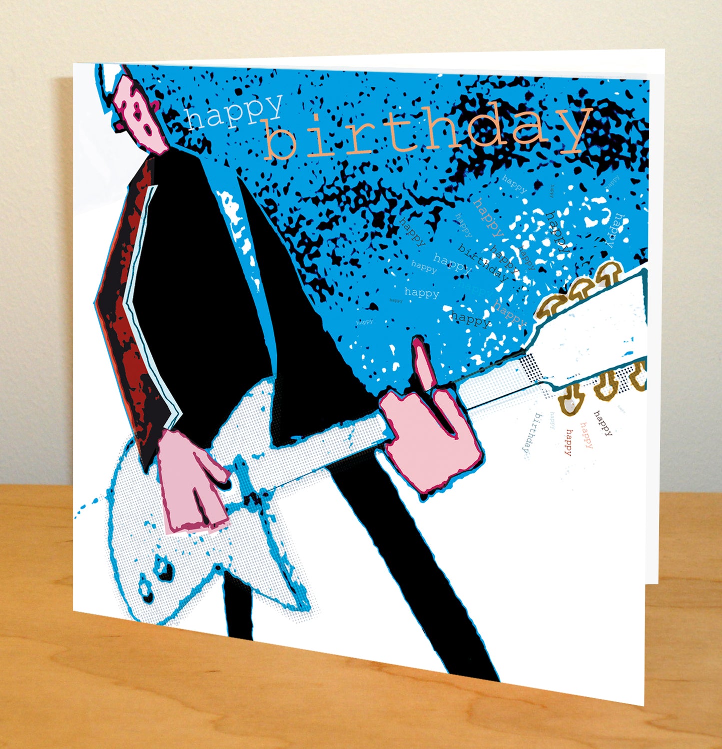 Guitarist Greetings Card