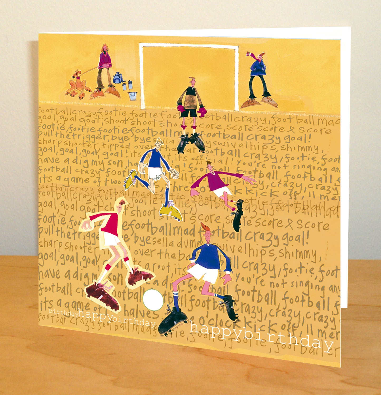 Football Match Greetings Card