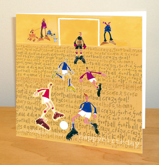 Football Match Greetings Card