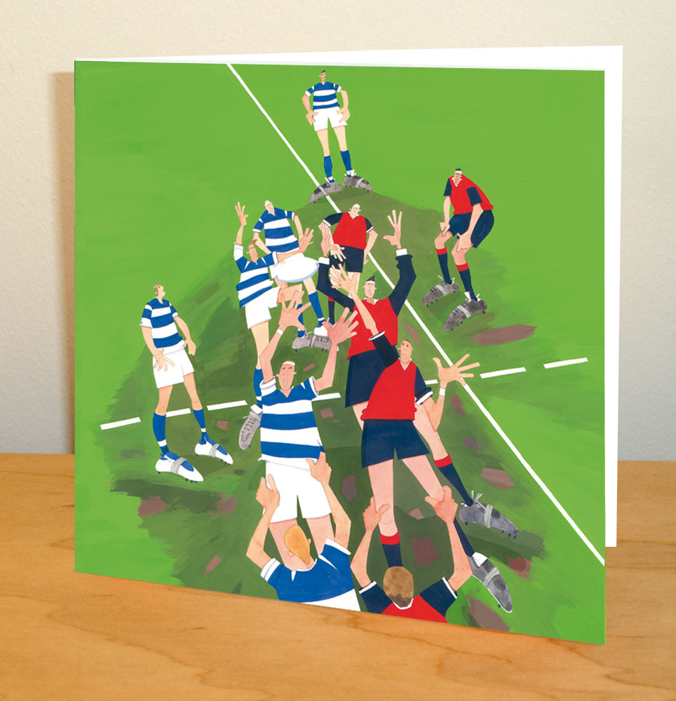 Rugby Greetings Card