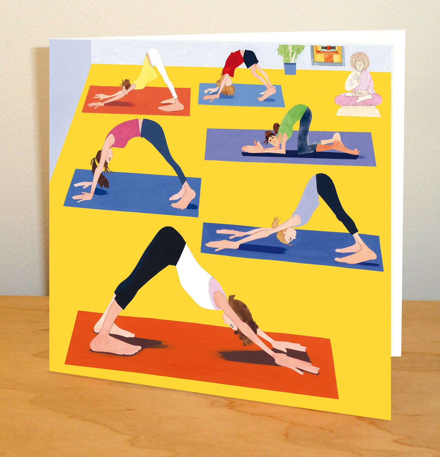 Yoga Greetings Card