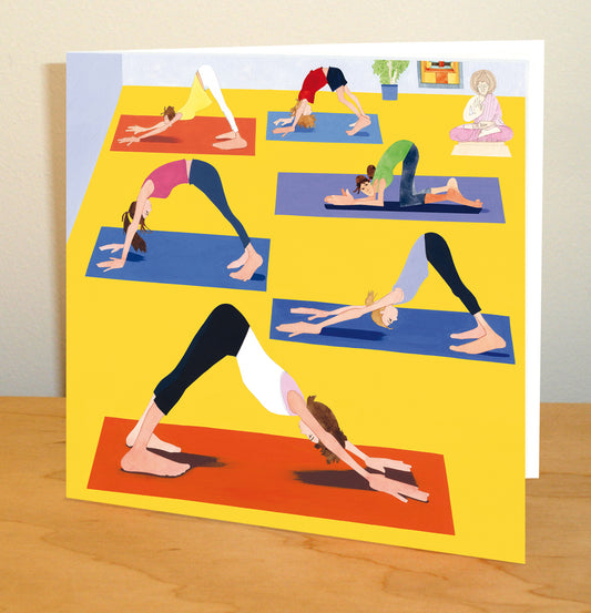 Yoga Greetings Card